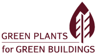 commercial interior landscape design Houston - Green Plants logo